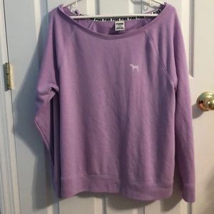 Open back Victoria Secret PINK sweatshirt